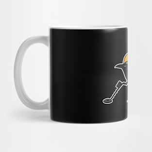 The Crow and the Metal Detector Mug